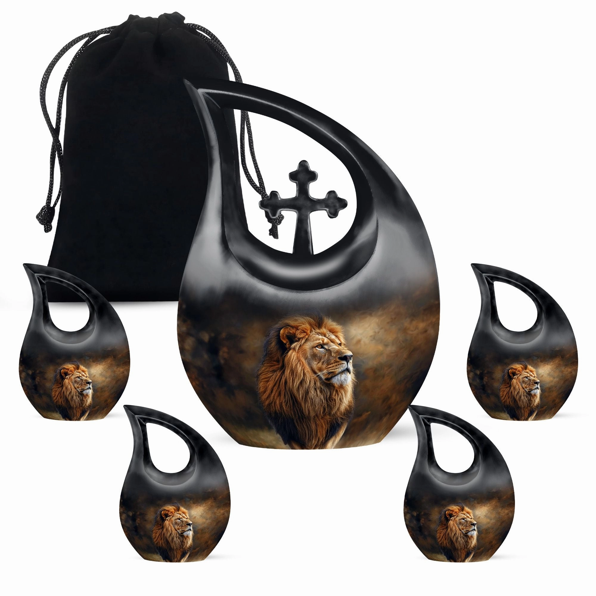 Lion Cremation Urn - Custom Cremation Urn For Mom