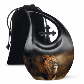 Lion Cremation Urn - Custom Cremation Urn For Mom