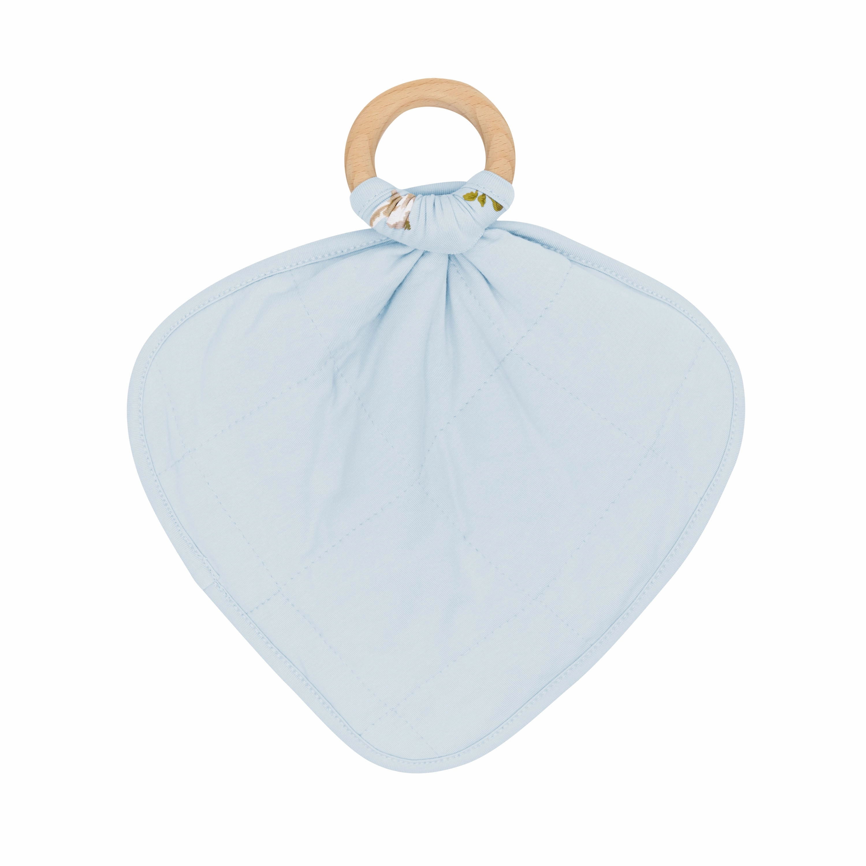 Lovey in Ice Rabbit with Removable Wooden Teething Ring