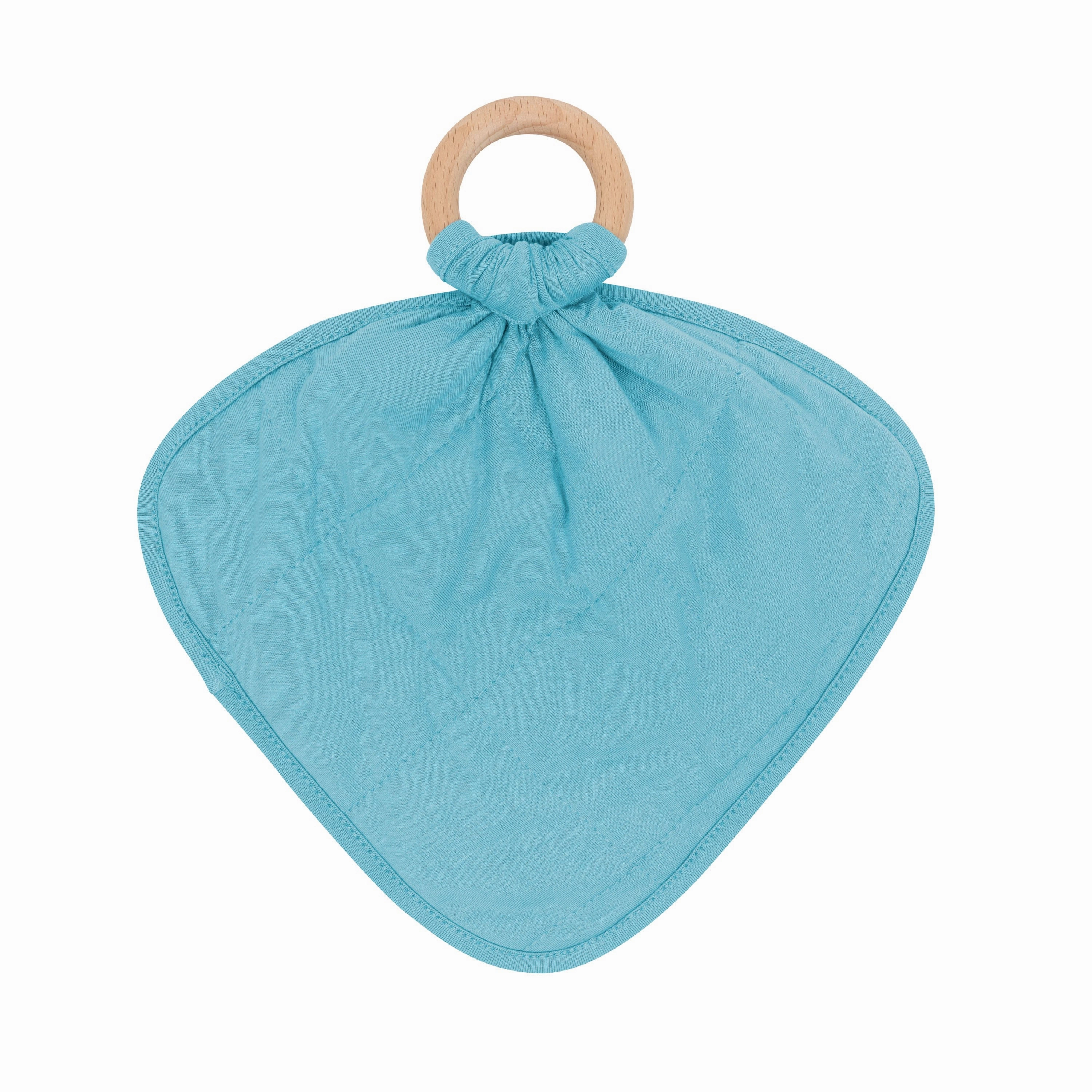 Lovey in Makai with Removable Wooden Teething Ring