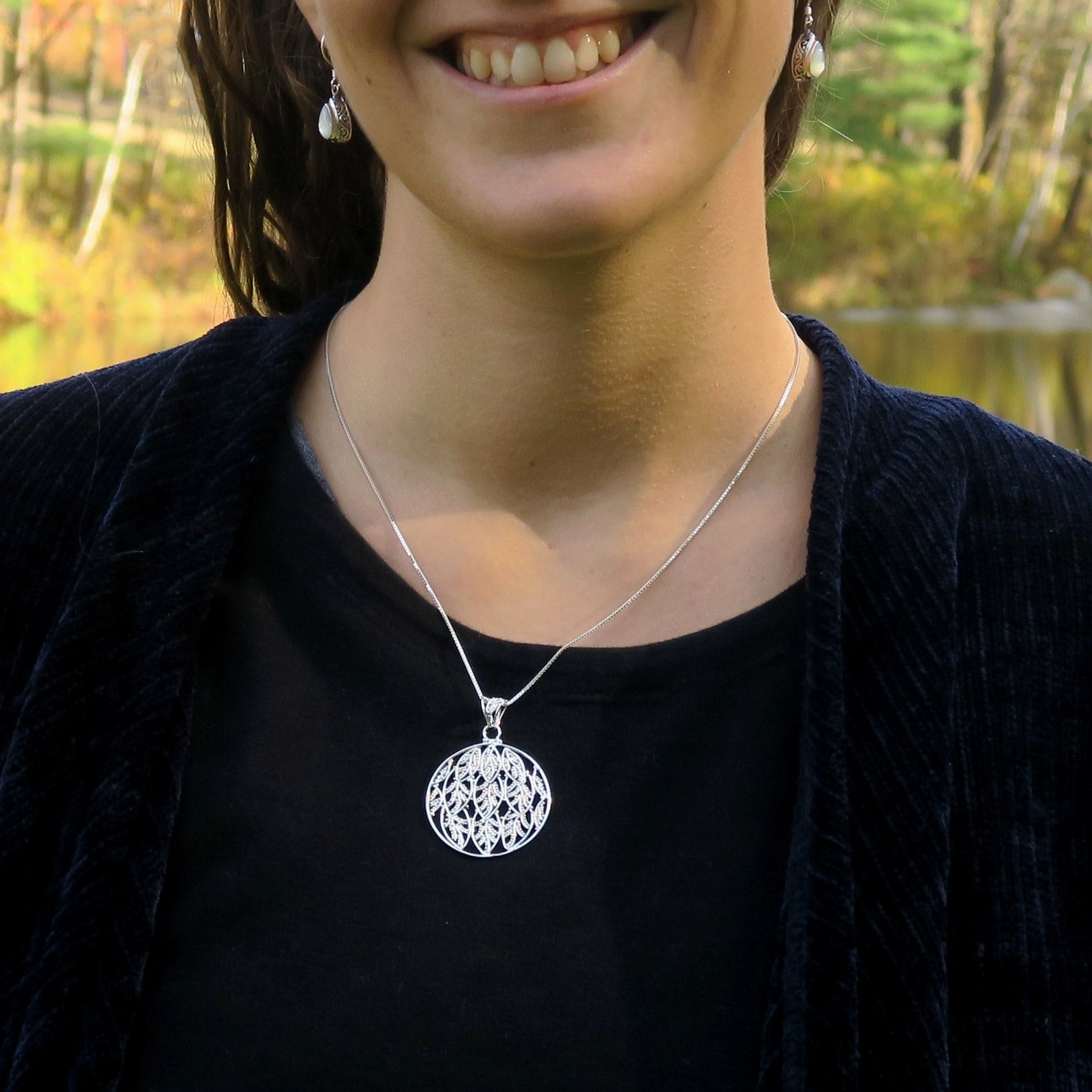 Meja Necklace - Sterling Silver, Indonesia