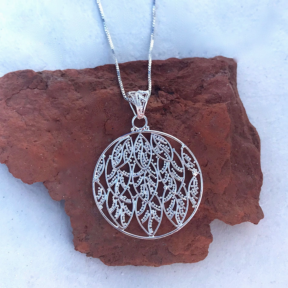 Meja Necklace - Sterling Silver, Indonesia
