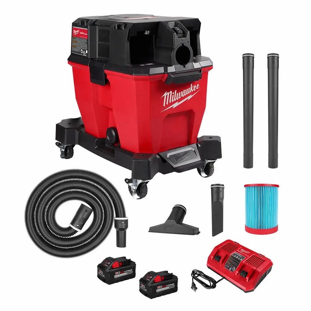 Milwaukee 0920-22HD - M18 FUEL™ 9 Gallon Dual-Battery Wet/Dry Vacuum Kit