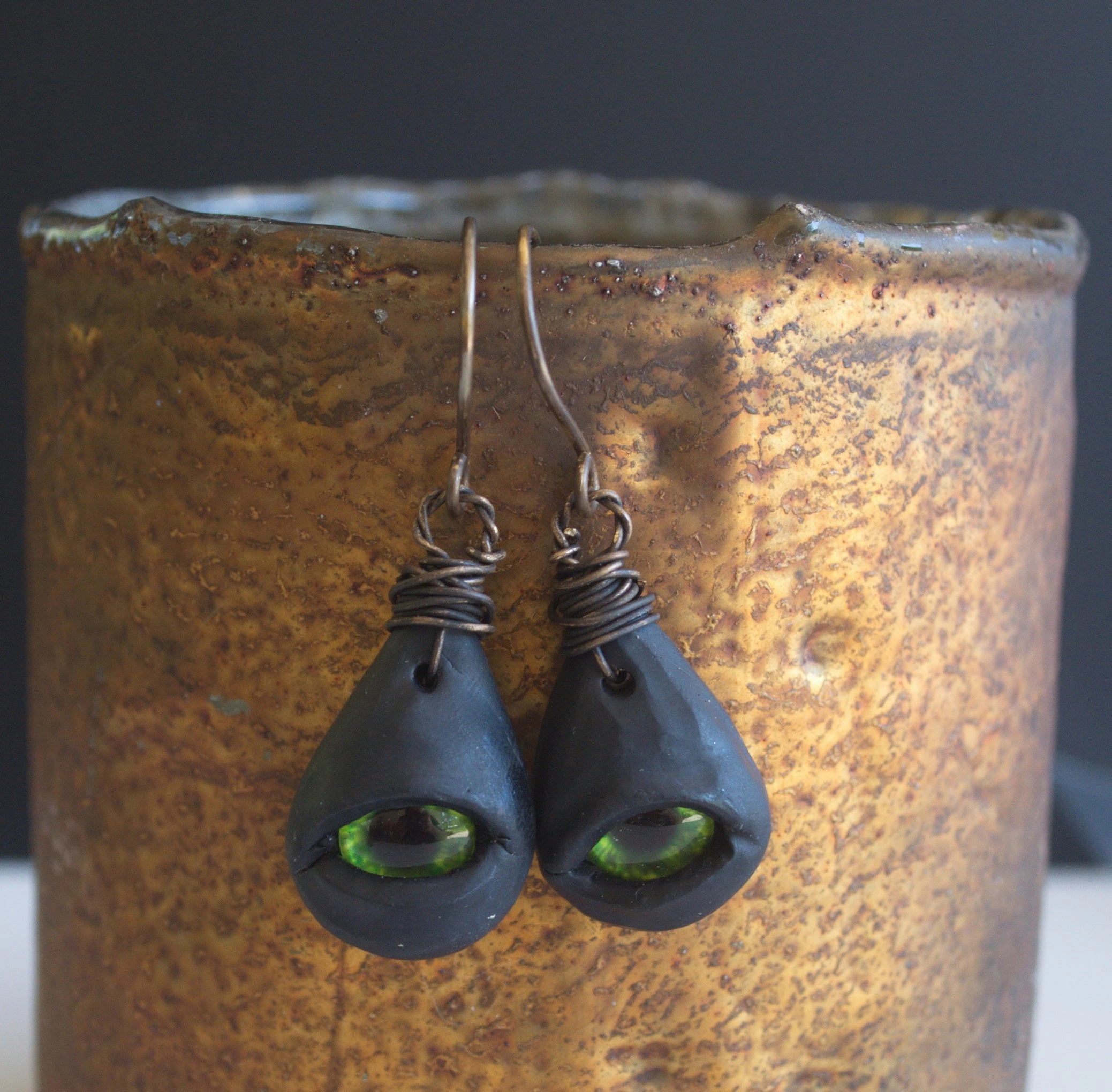 Monster Eye earrings from Nova Leigh Walker