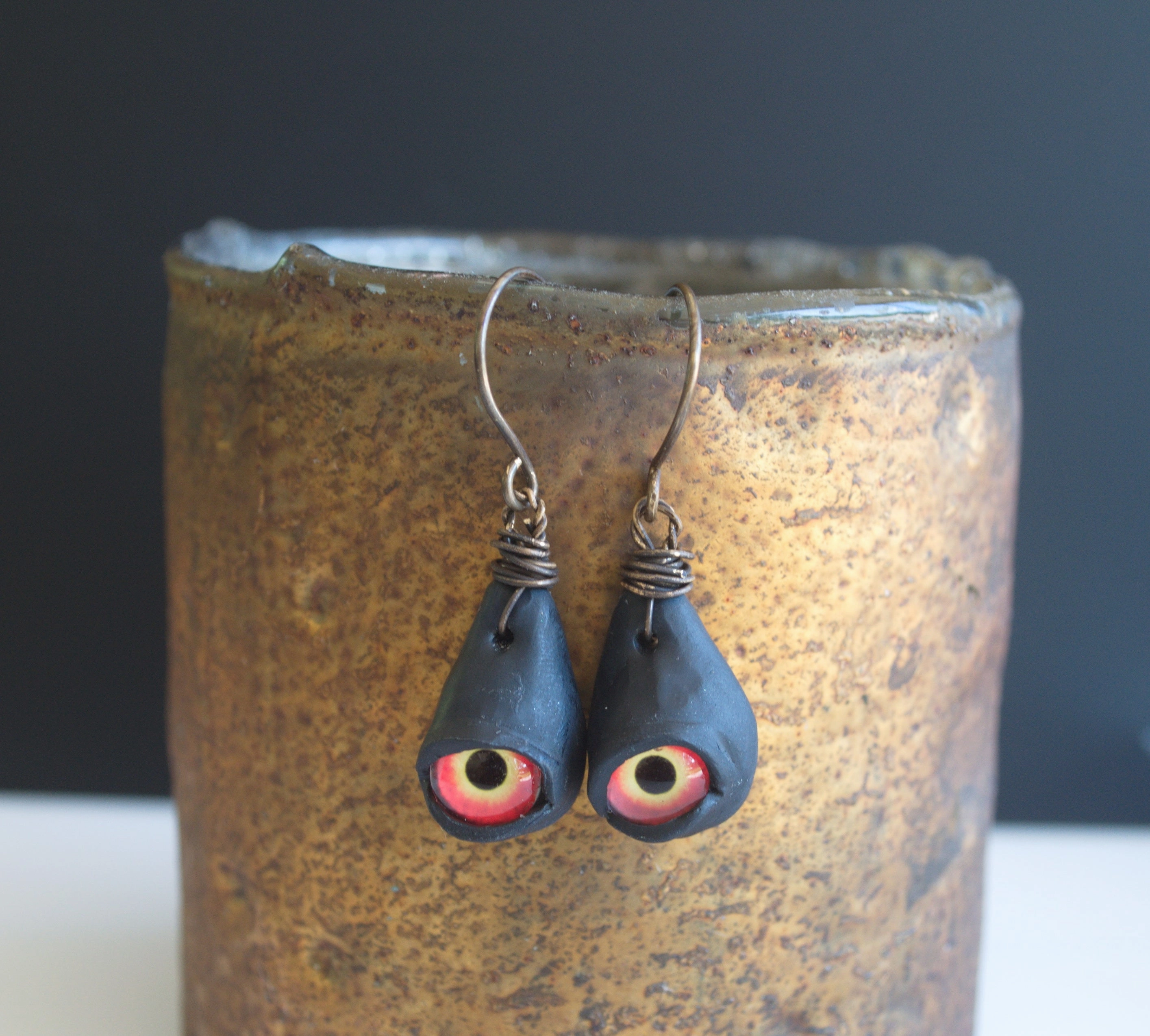 Monster Eye earrings from Nova Leigh Walker