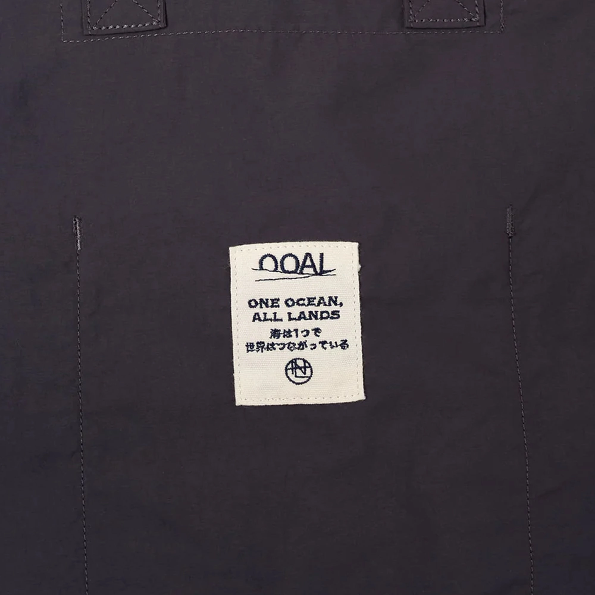 Nanamica OOAL Tote Bag Charcoal Gray