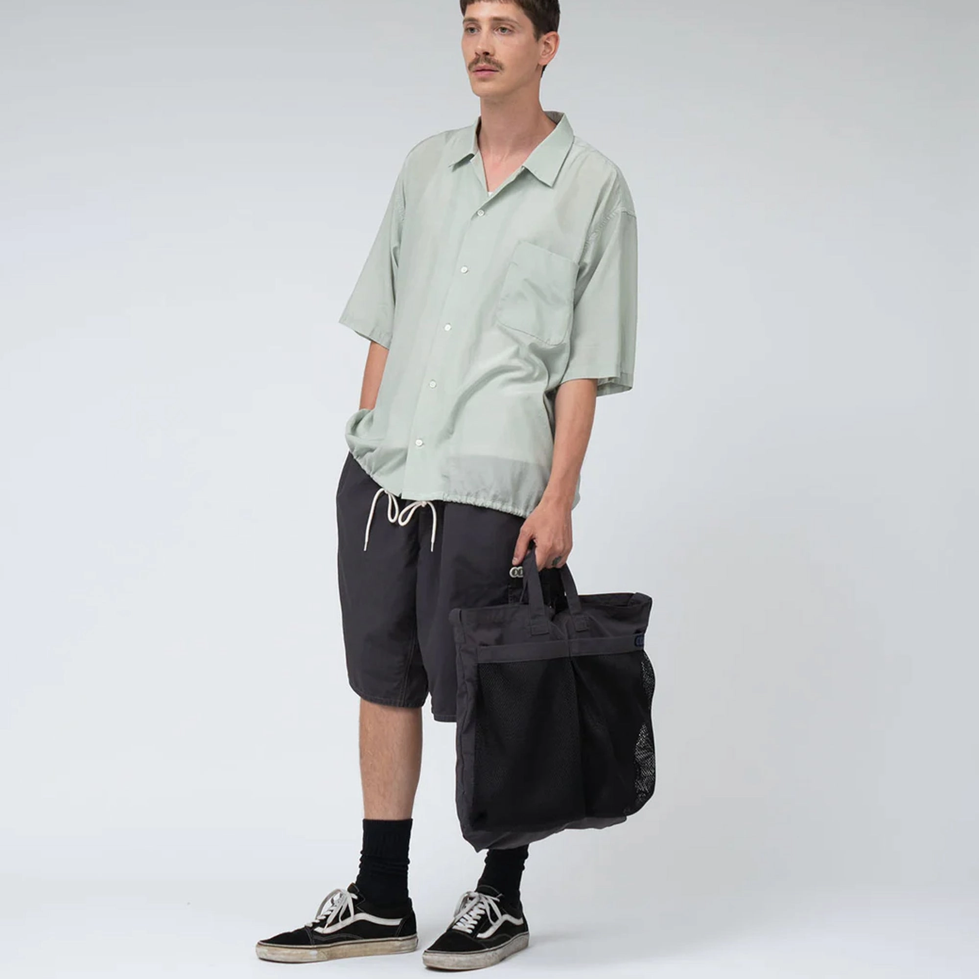 Nanamica OOAL Tote Bag Charcoal Gray