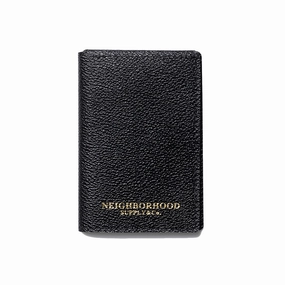 Neighborhood Coated Card Case Black  251MVNH-AC02