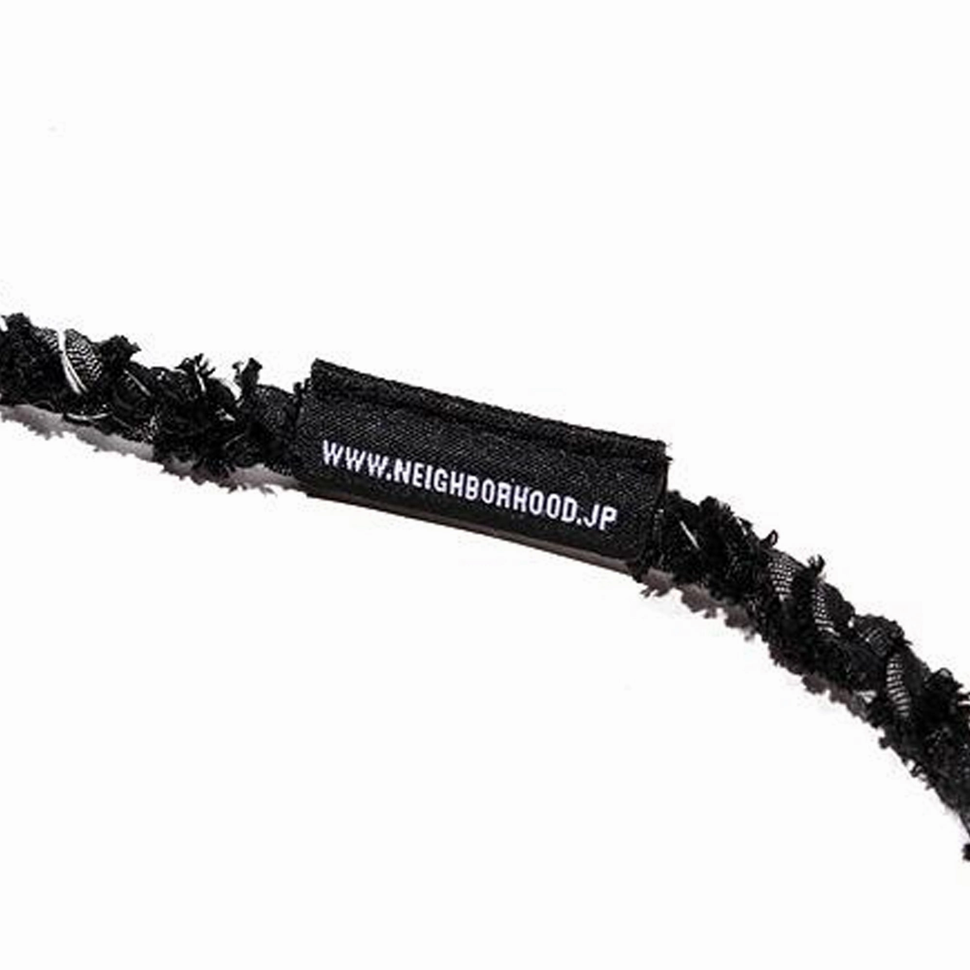 Neighborhood Jq Braid Necklace Black  251MYNH-AC10