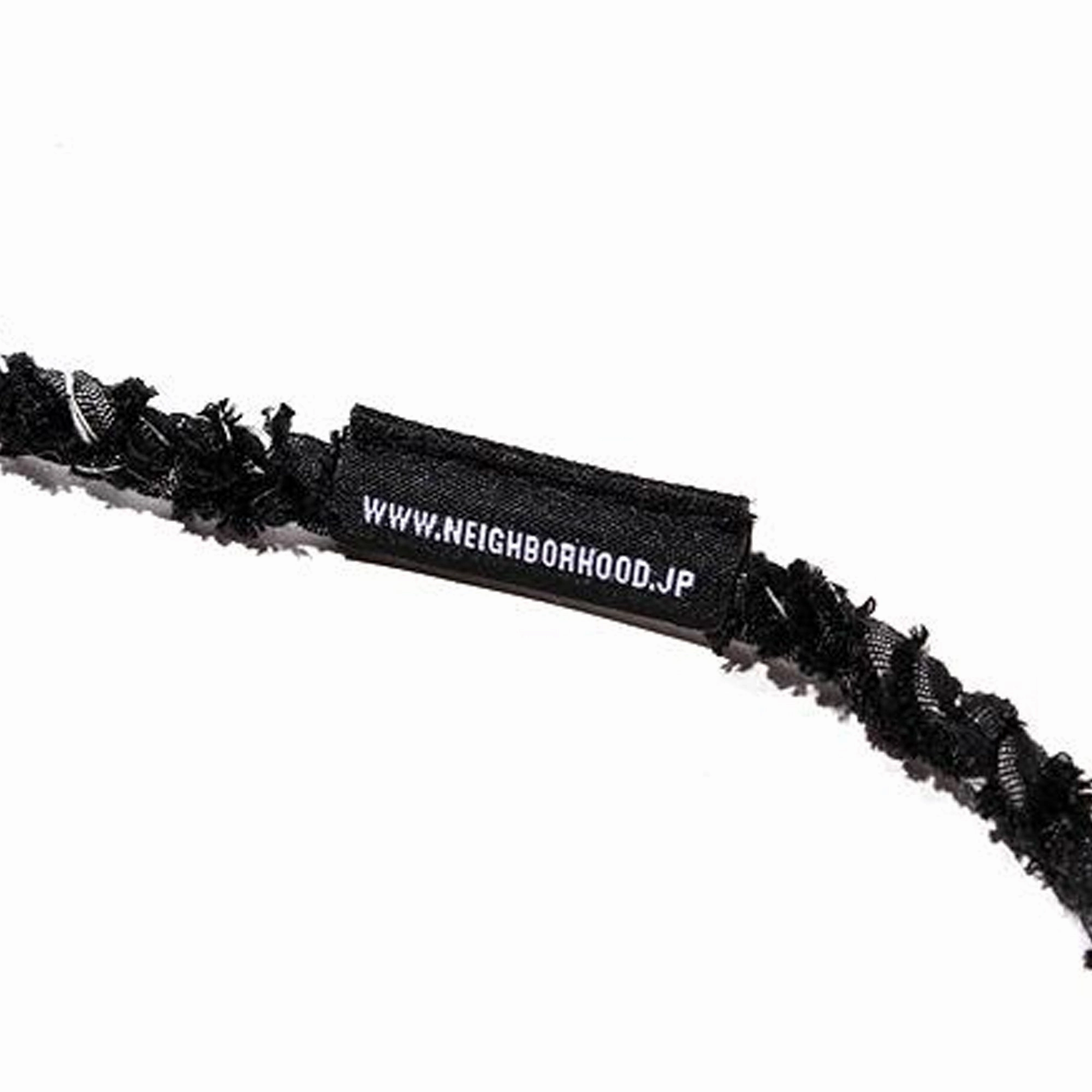 Neighborhood Jq Braid Necklace Black  251MYNH-AC10
