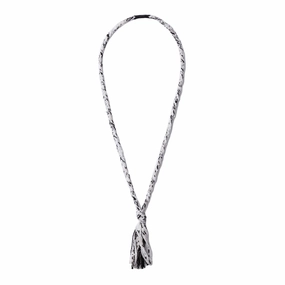 Neighborhood Jq Braid Necklace White  251MYNH-AC10