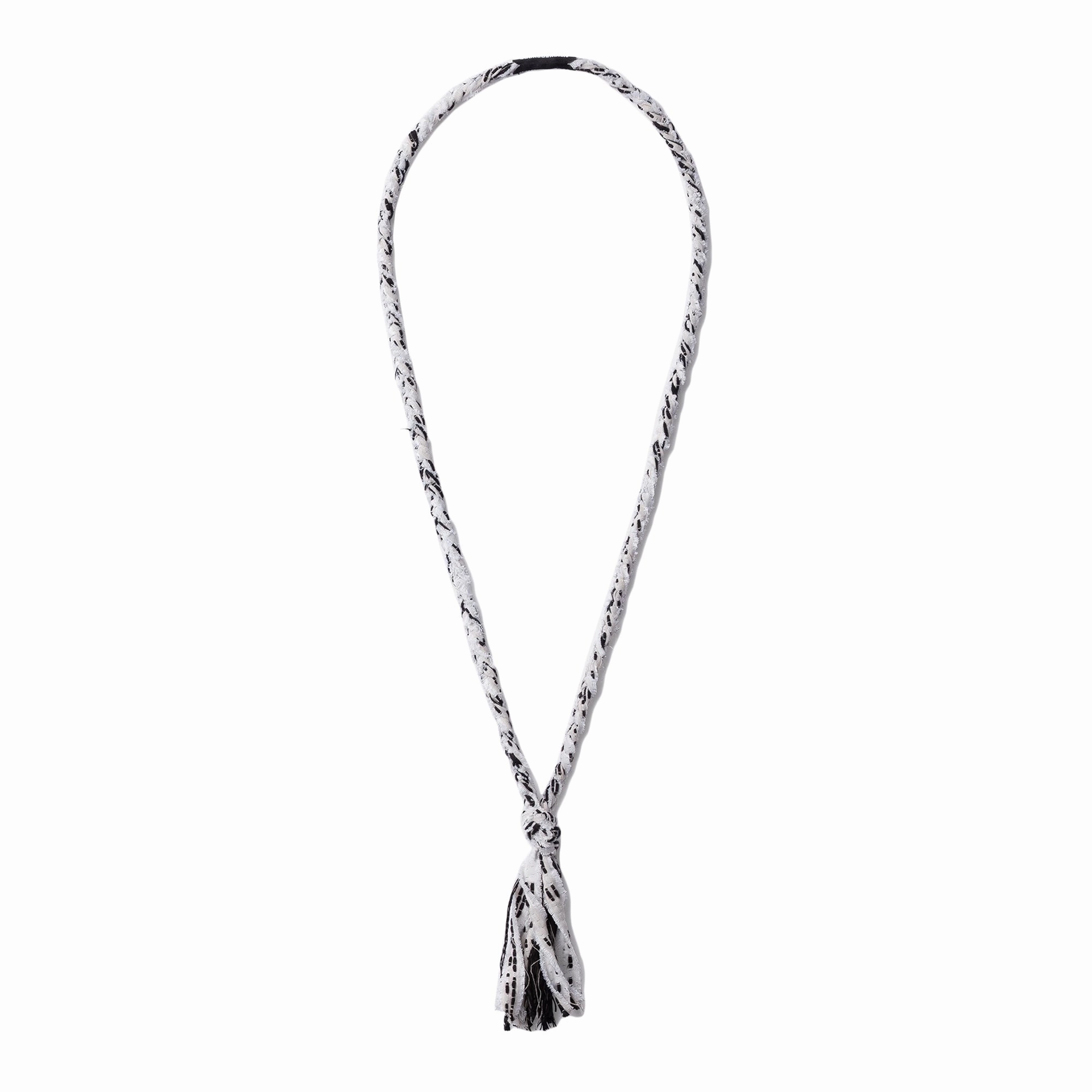 Neighborhood Jq Braid Necklace White  251MYNH-AC10