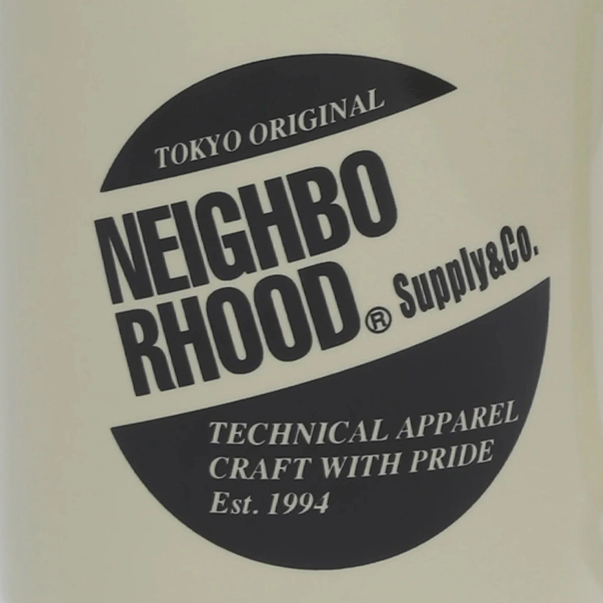 Neighborhood Logo Mug Cup Beige  251MYNH-AC09