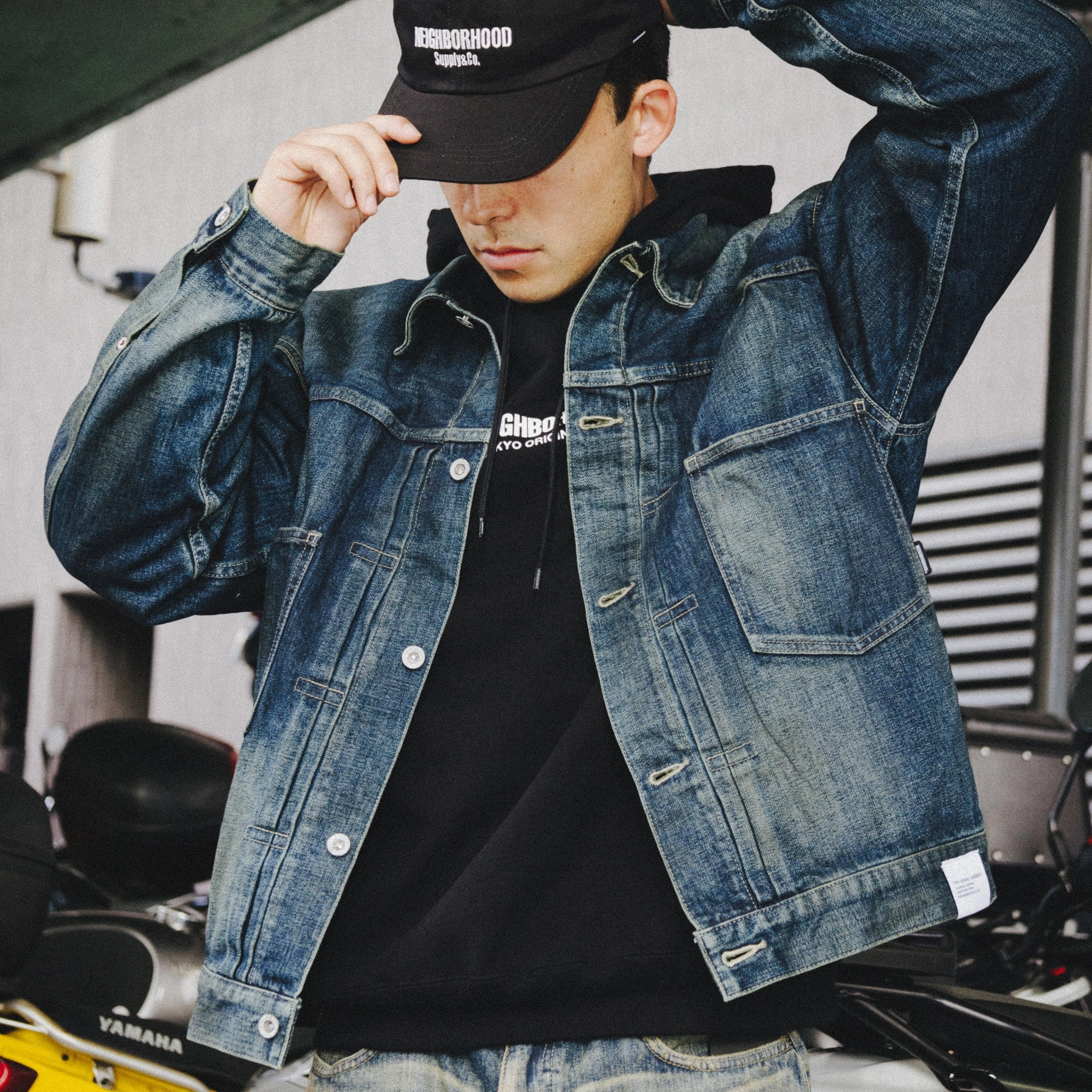Neighborhood Washed Denim Type-2 Jacket Indigo