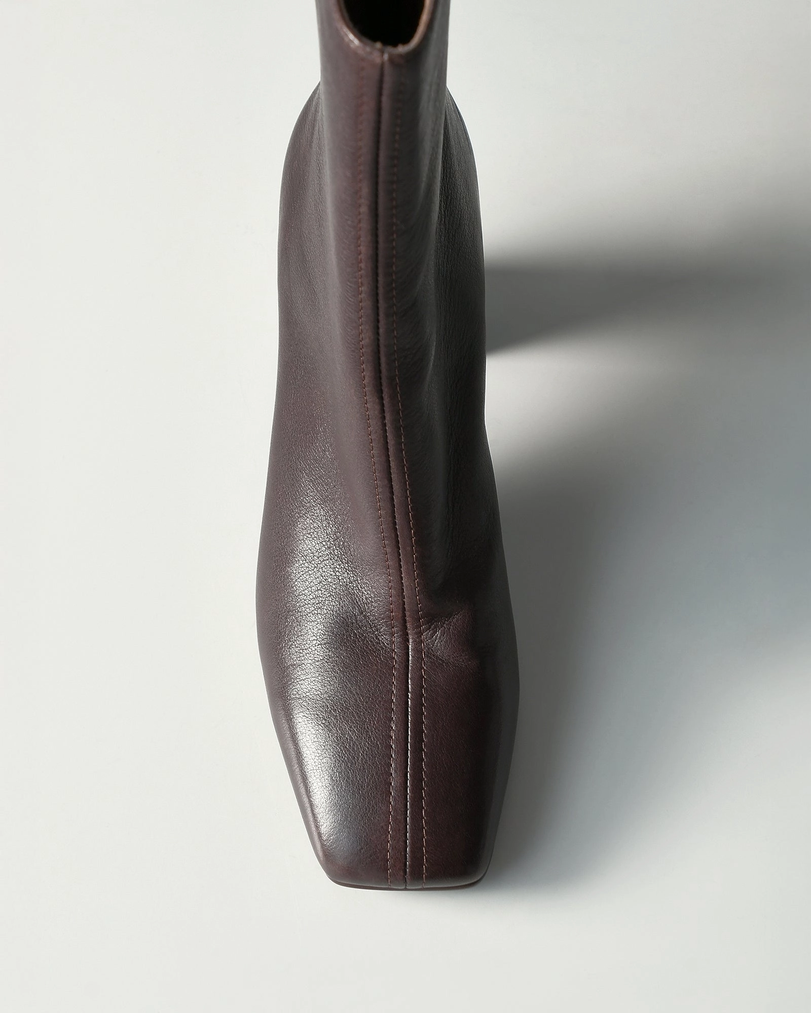 NEVADA MID ANKLE BOOTS CHOCOLATE LEATHER