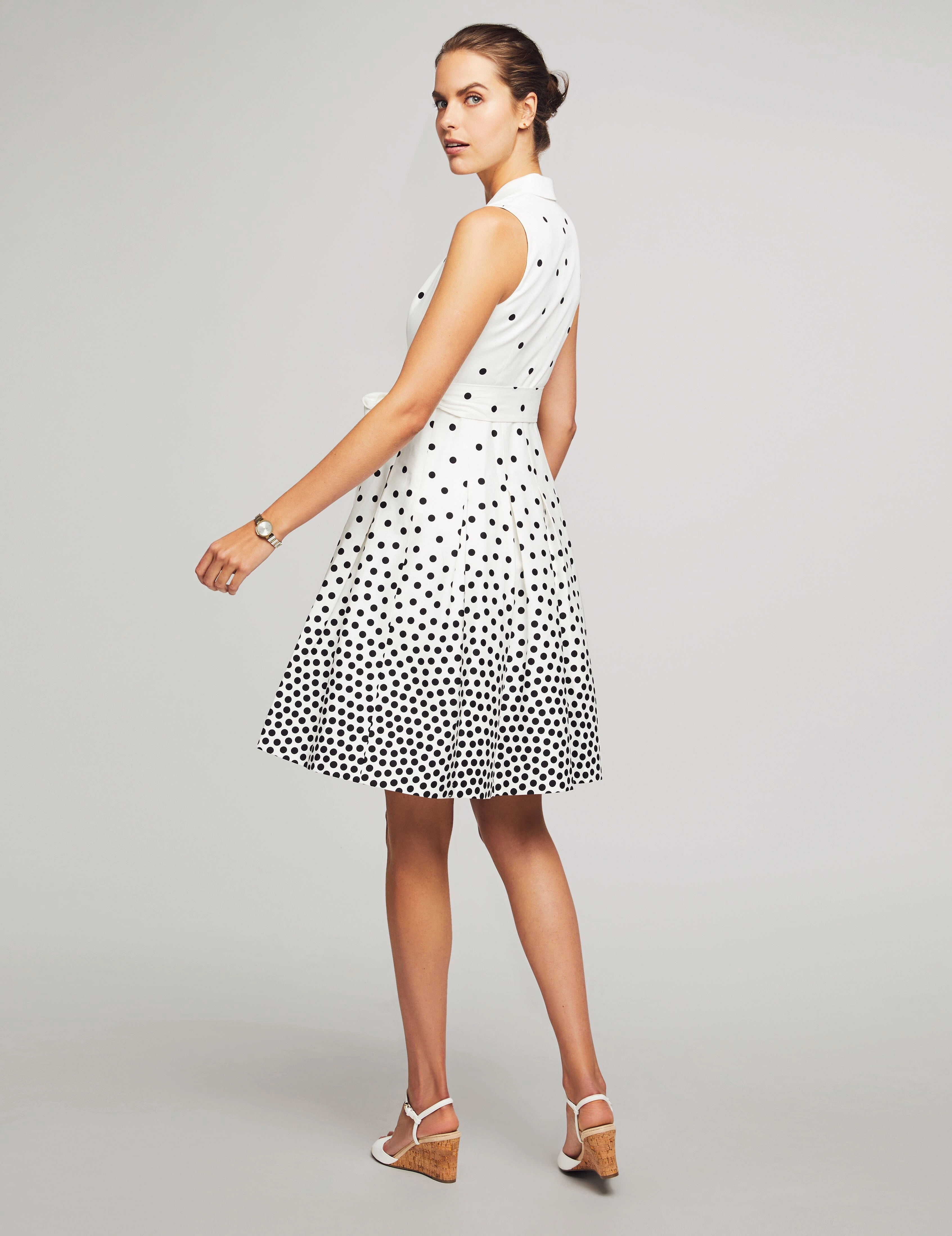Notch Collar Wrap With Full Skirt- Sale