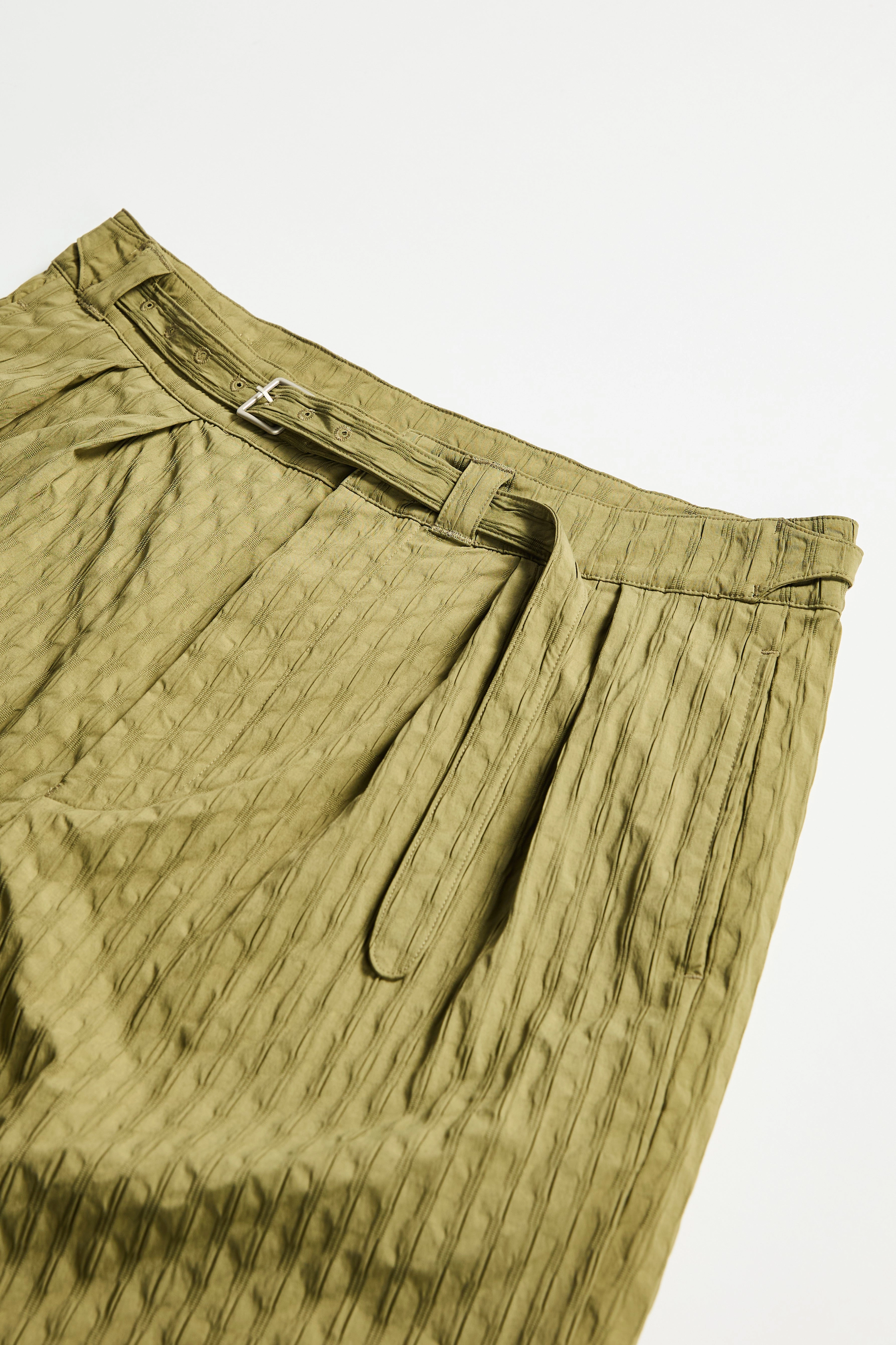 Nylon Spandex Jacquard Gurkha Shorts