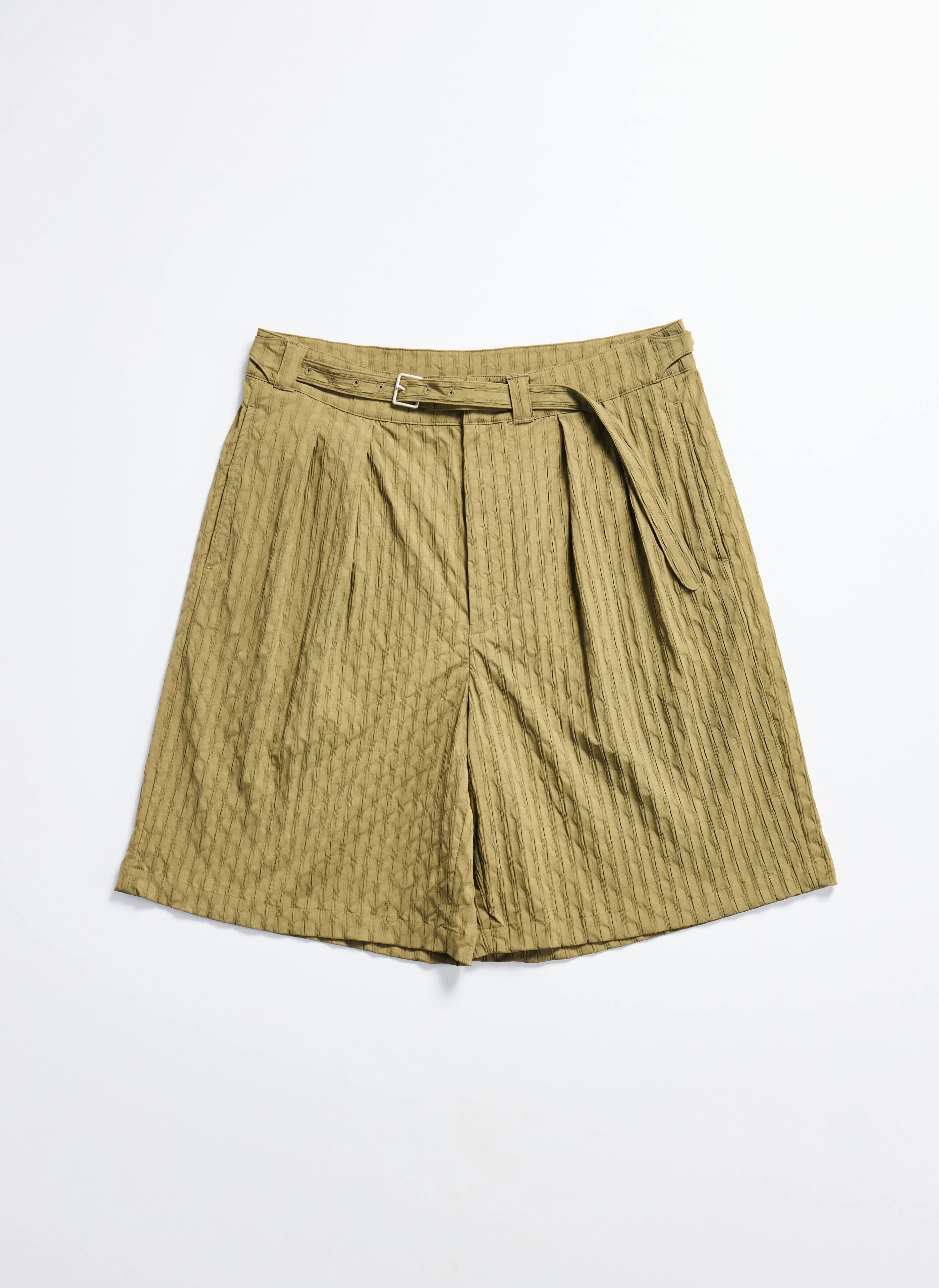 Nylon Spandex Jacquard Gurkha Shorts