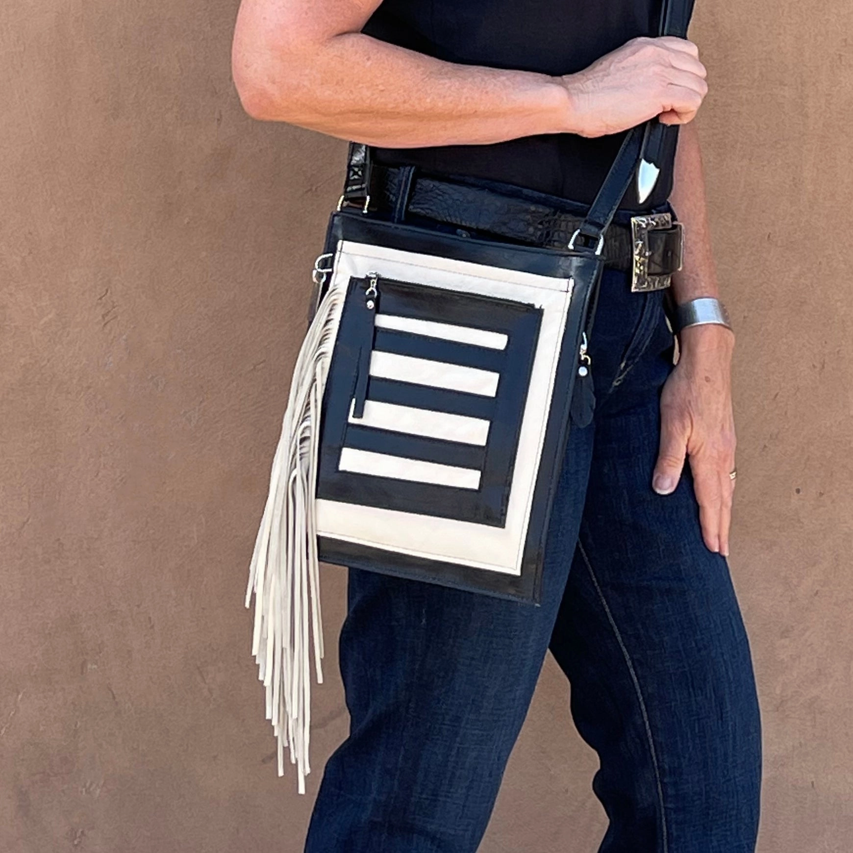 PCco Baby Bandolera w/ Textile Crossbody Bag