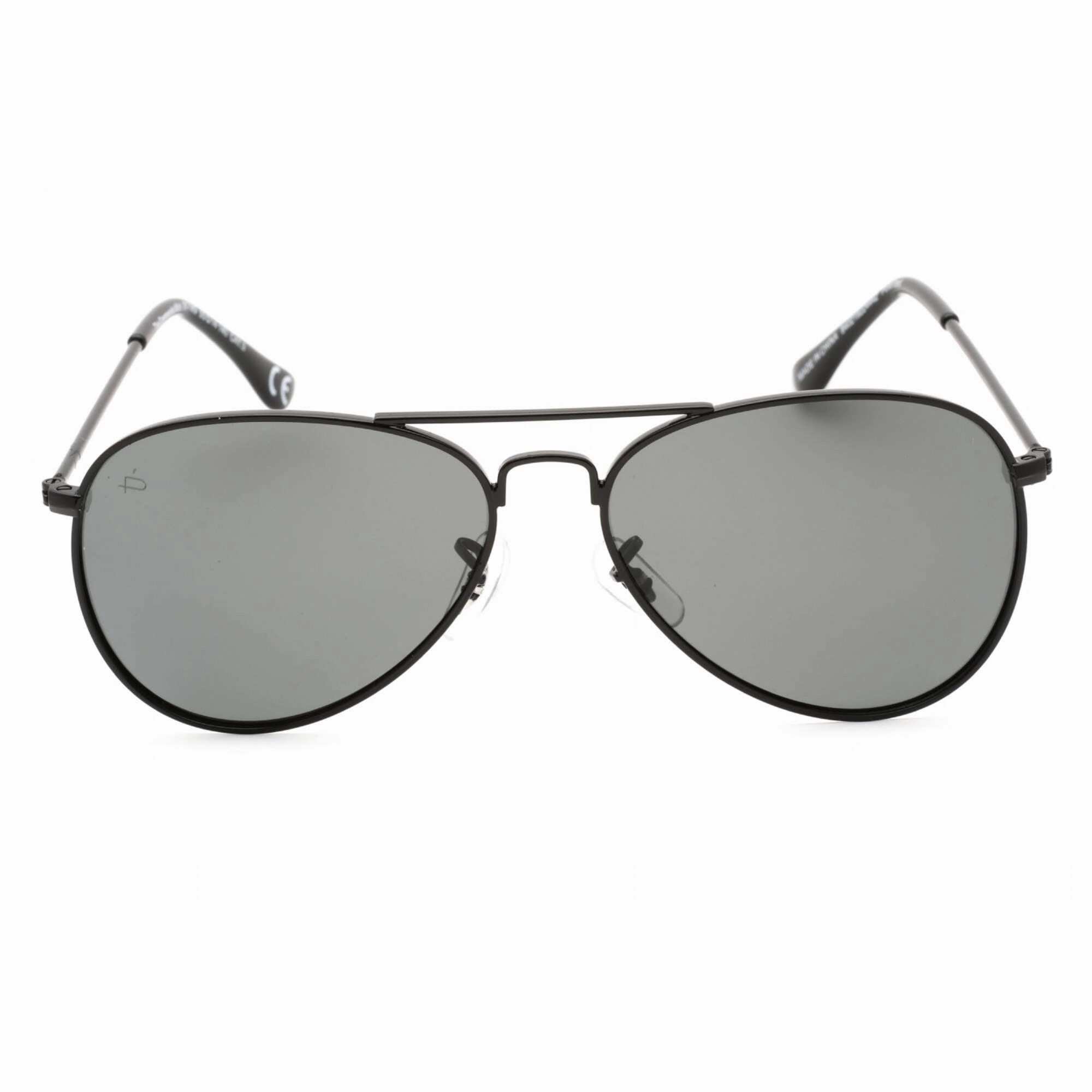 Prive Revaux Women's Sunglasses - Metal Aviator Frame | Commando Mini Caviar Black