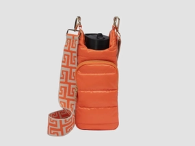 Quilted Quench Puffy Bottle Tote - ORANGE