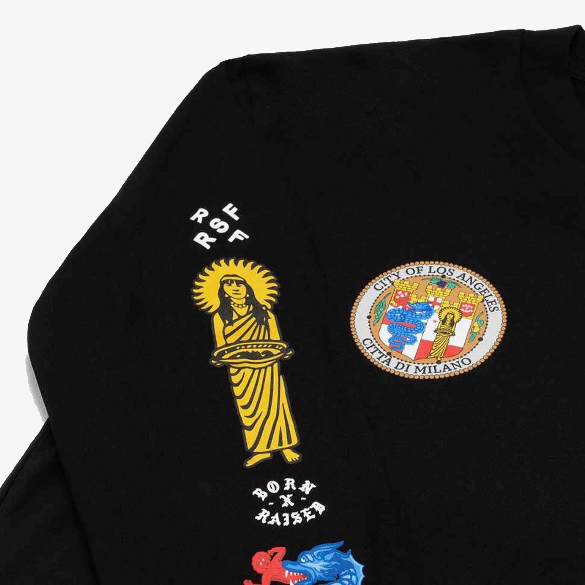 Retrosuperfuture | BORN X RAISED LONGSLEEVE  { BLACK