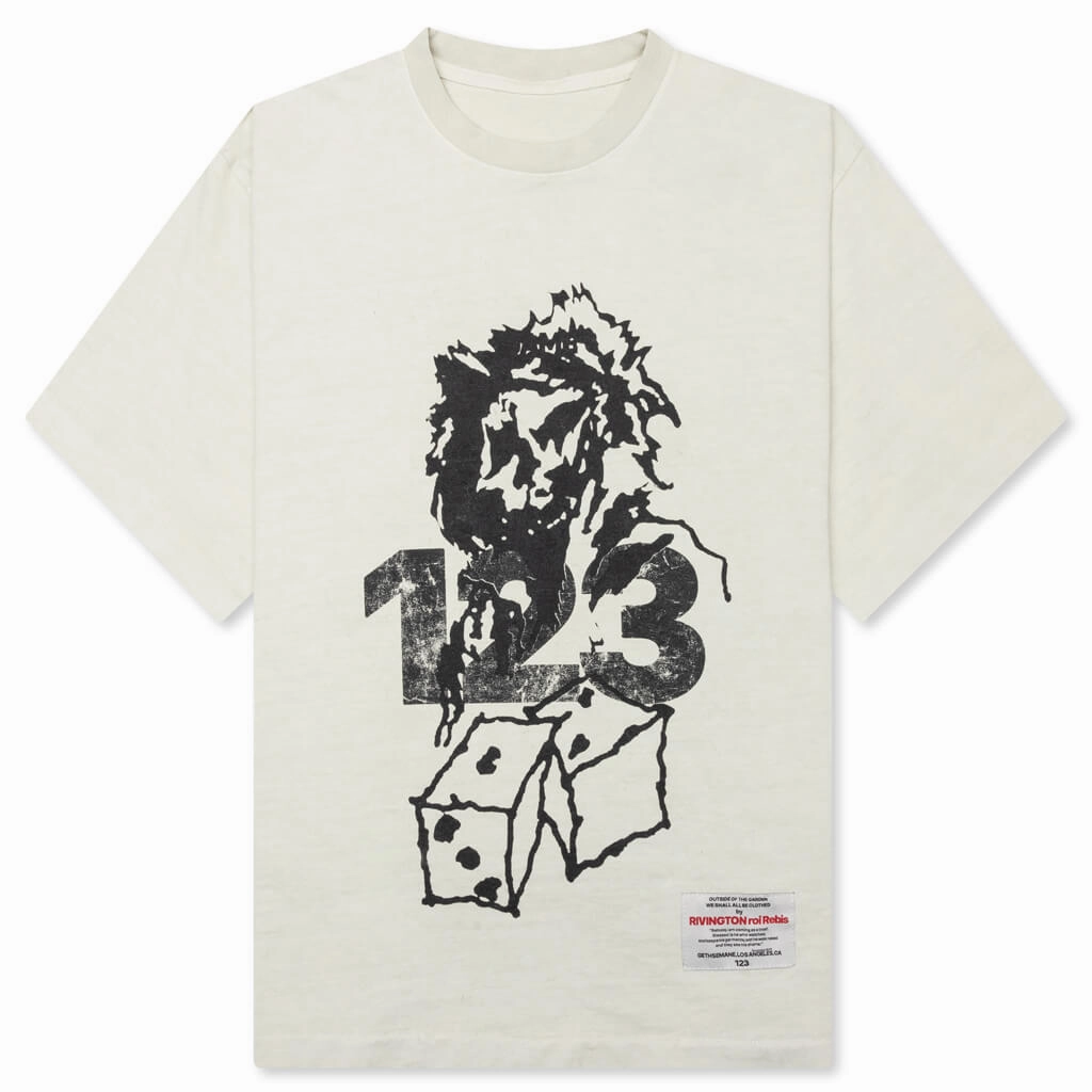 RIVINGTON roi Rebis x Feature I Must Win Tee - Vintage White