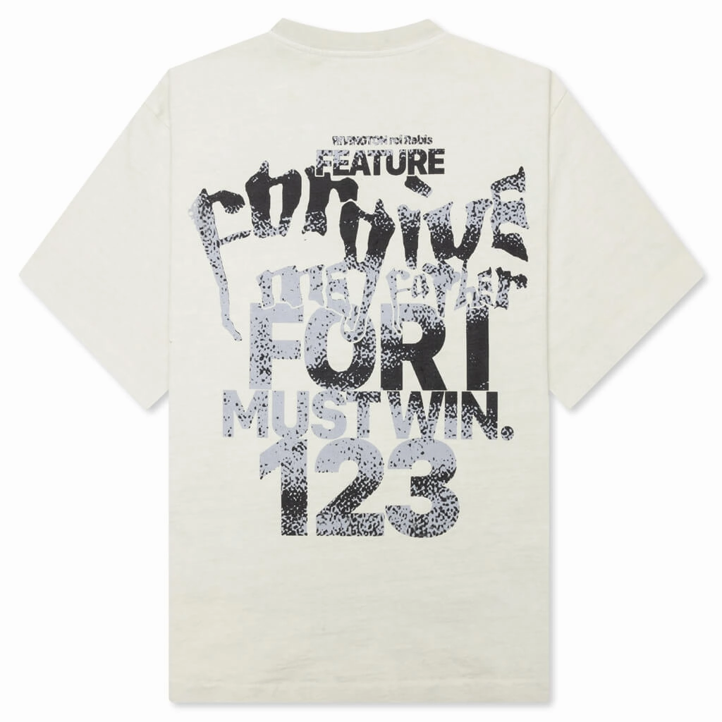 RIVINGTON roi Rebis x Feature I Must Win Tee - Vintage White