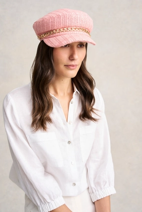 Rosanna Bakerboy Hat - Light Pink