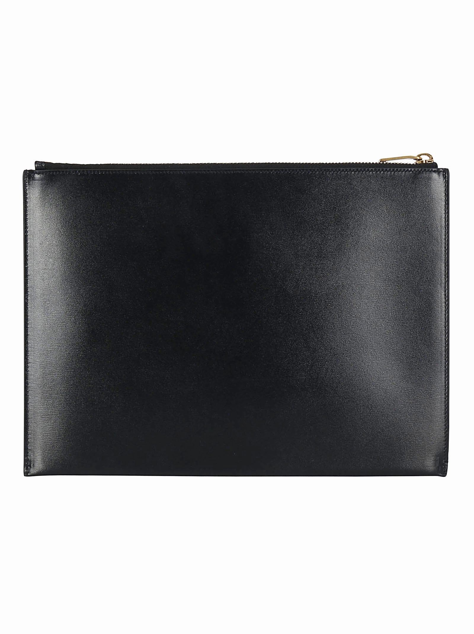 Saint Laurent Tiny Monogram Zippered Tablet Holder