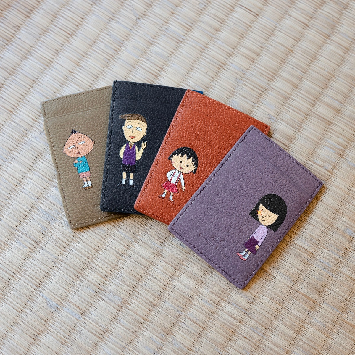 Samuel Ashley x Chibi Maruko Chan Leather Card Holder