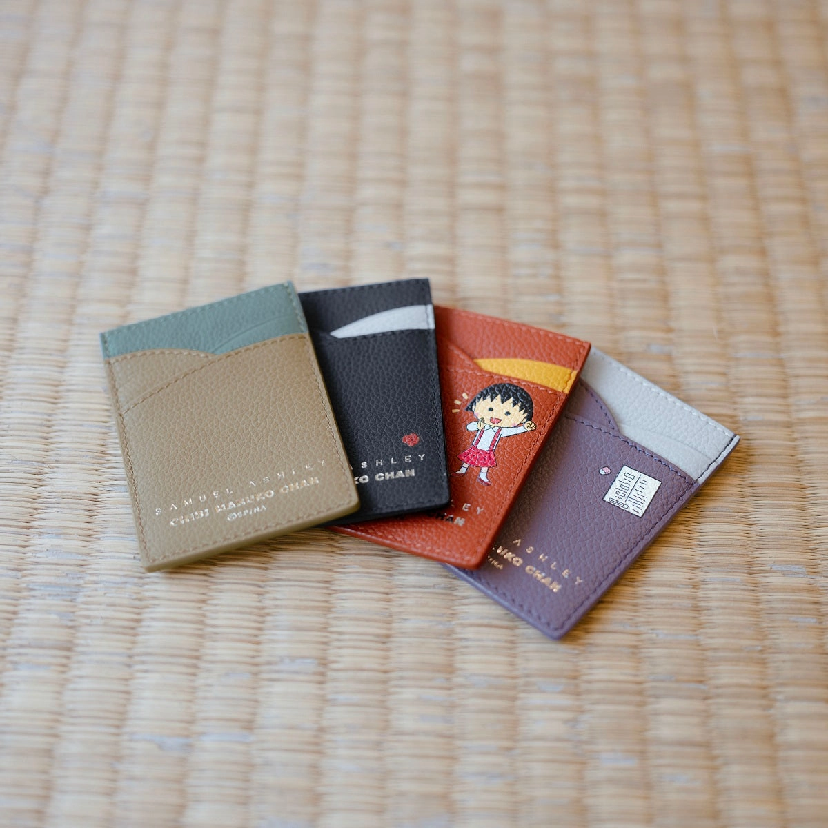 Samuel Ashley x Chibi Maruko Chan Leather Card Holder