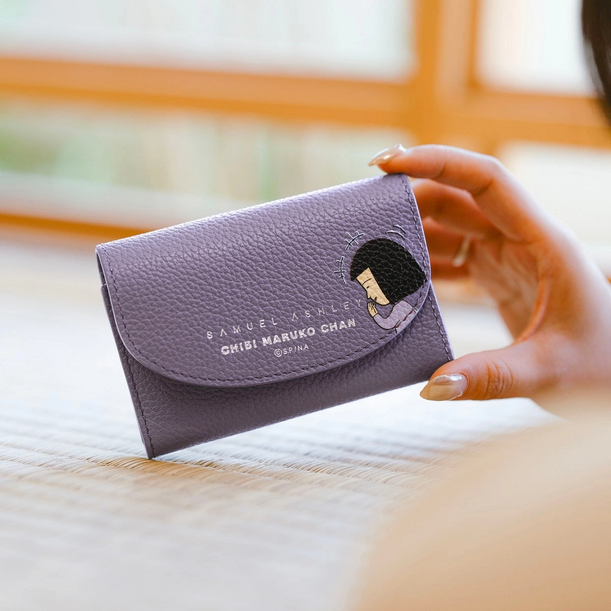 Samuel Ashley x Chibi Maruko Chan Leather Mini Wallet