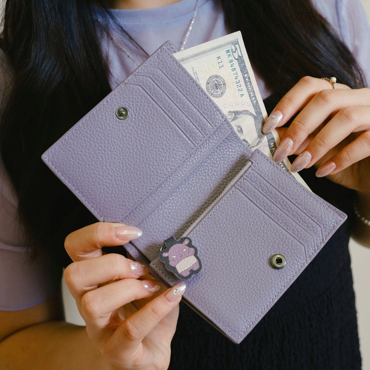 Samuel Ashley x Sanrio characters Bi-fold Leather Wallet