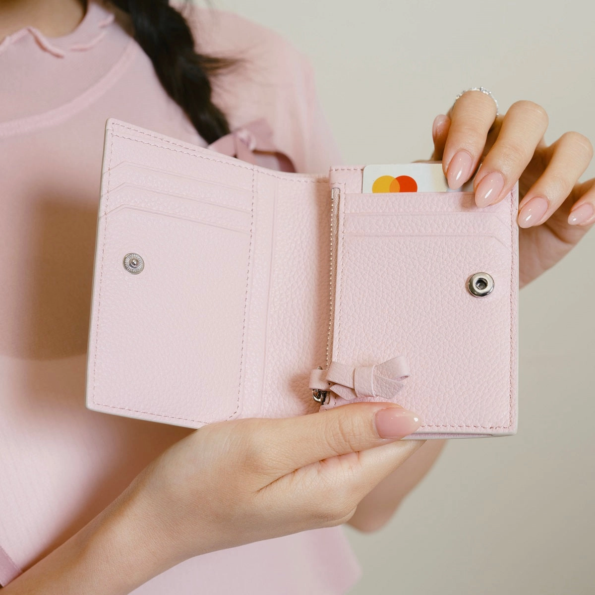 Samuel Ashley x Sanrio characters Bi-fold Leather Wallet