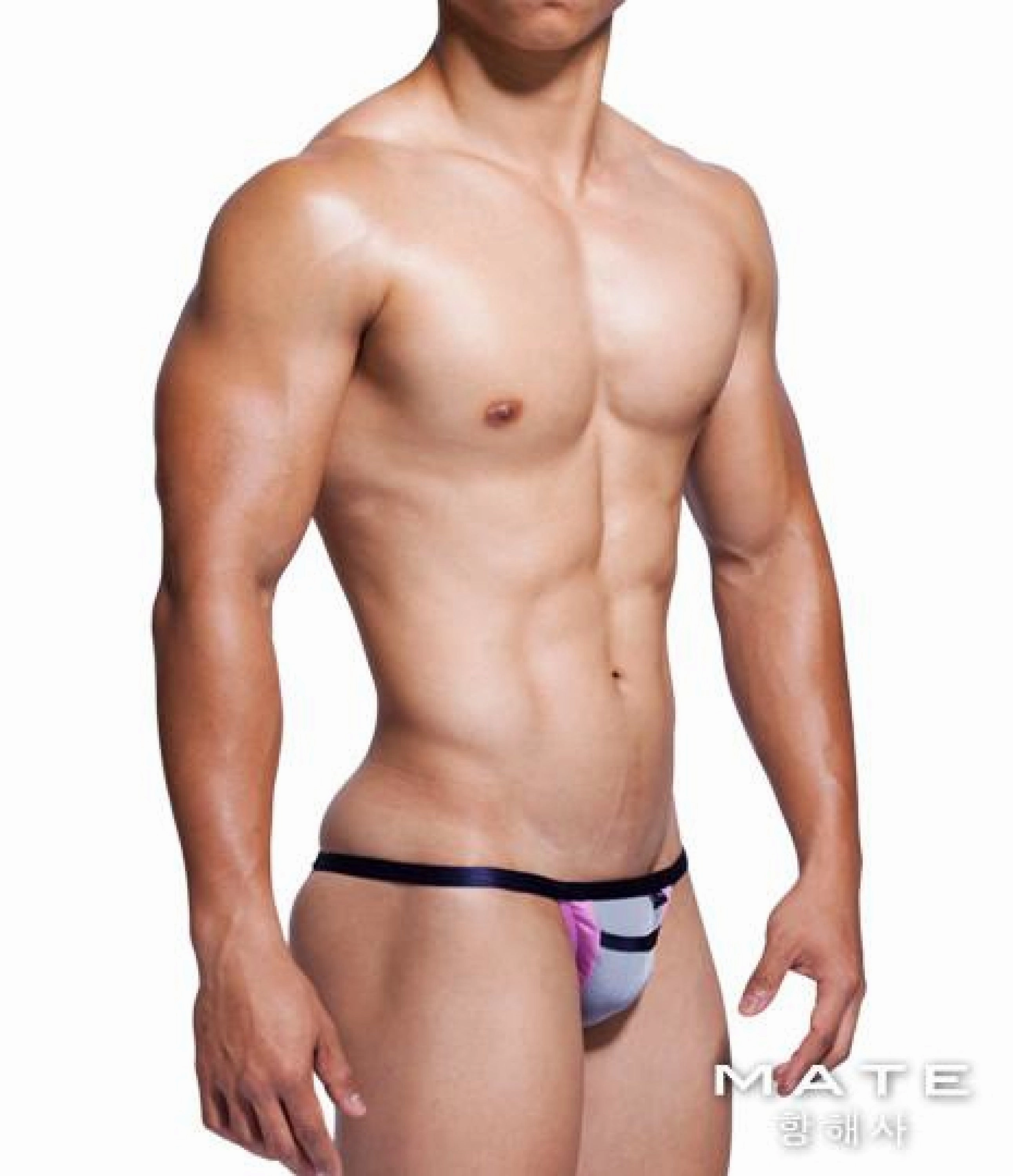 Sexy Mens Underwear Ultra Kini - Tae Song (Silver)