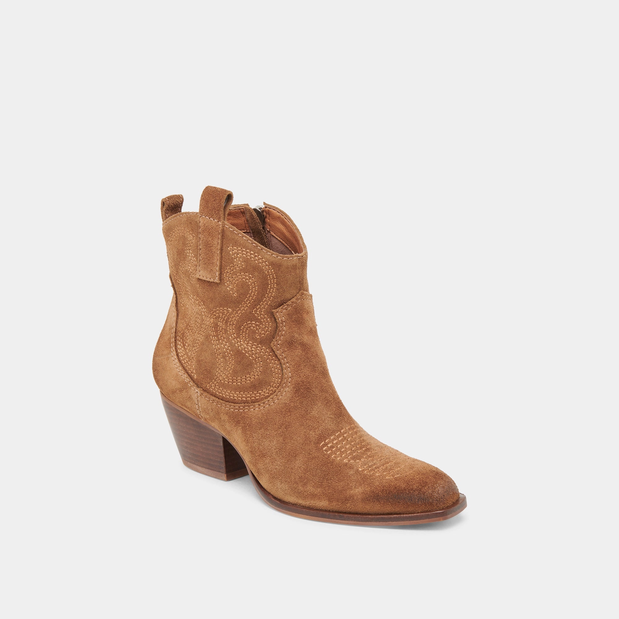 SHANIA BOOTIES BROWN SUEDE