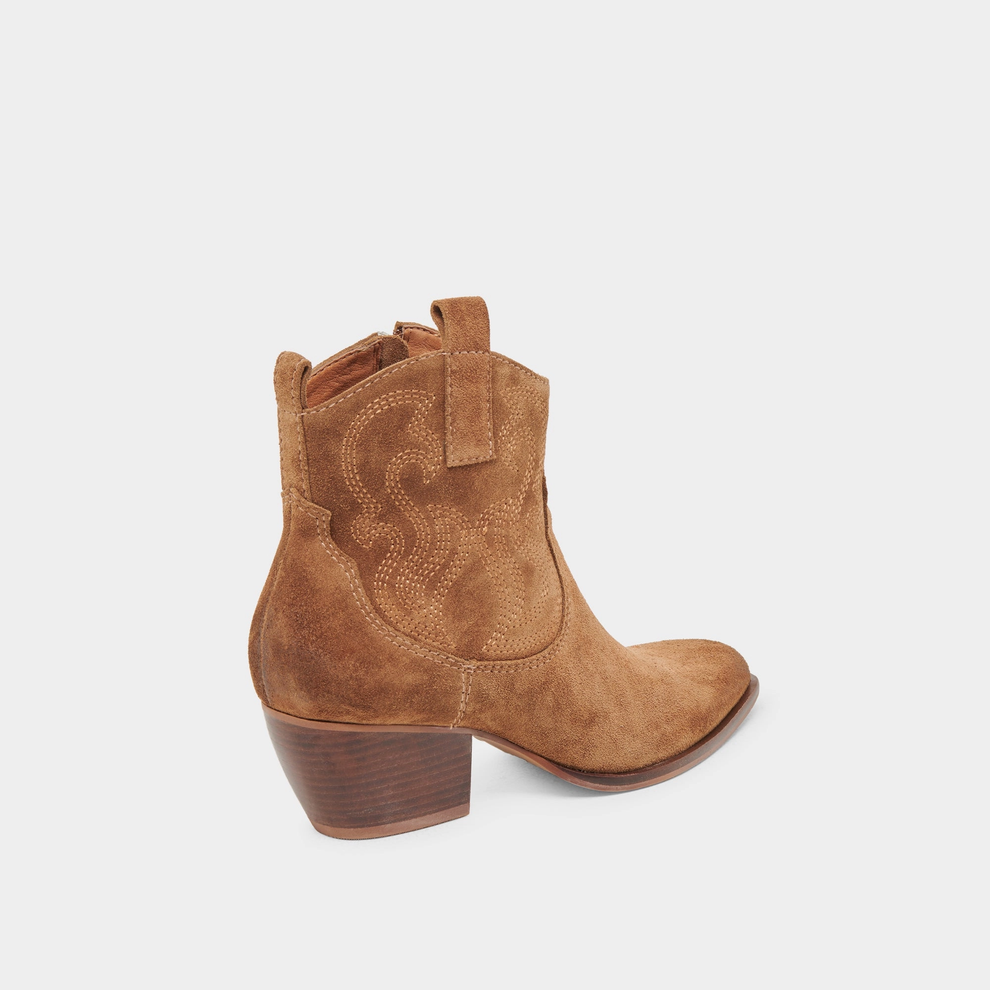 SHANIA BOOTIES BROWN SUEDE