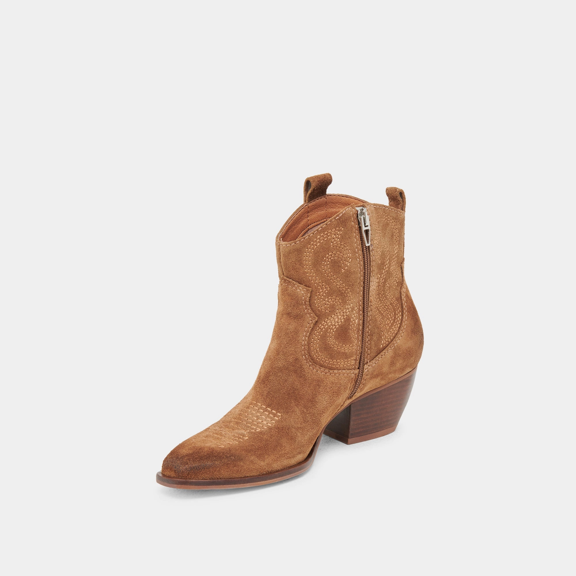 SHANIA BOOTIES BROWN SUEDE