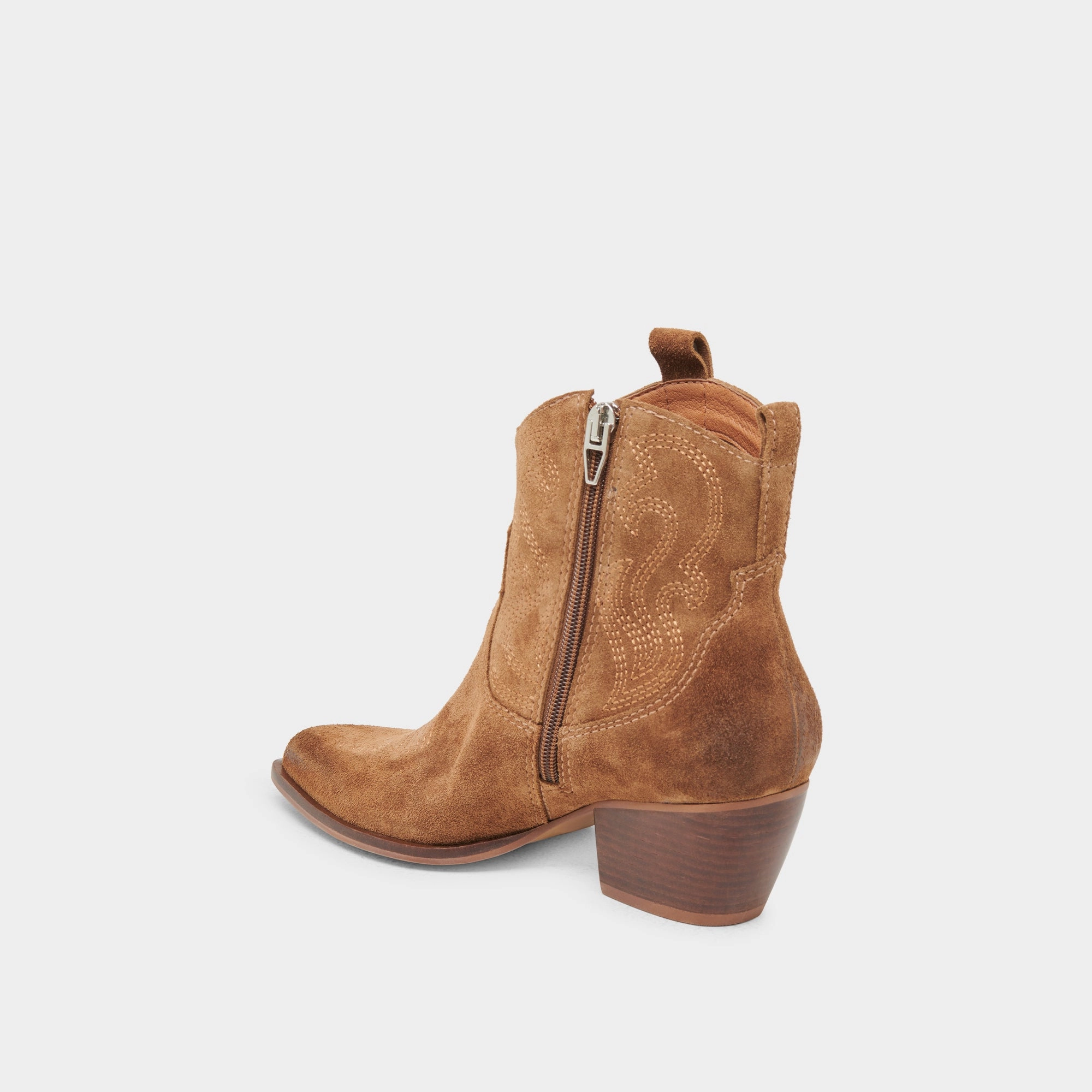 SHANIA BOOTIES BROWN SUEDE
