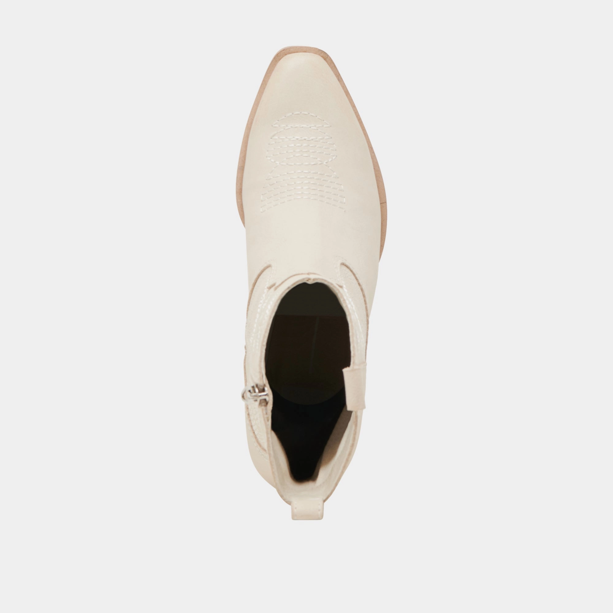 SHANIA BOOTIES IVORY NUBUCK
