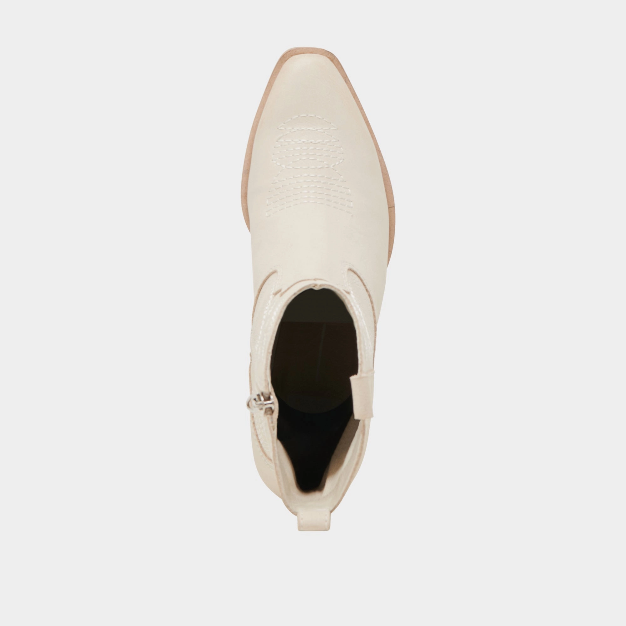 SHANIA BOOTIES IVORY NUBUCK
