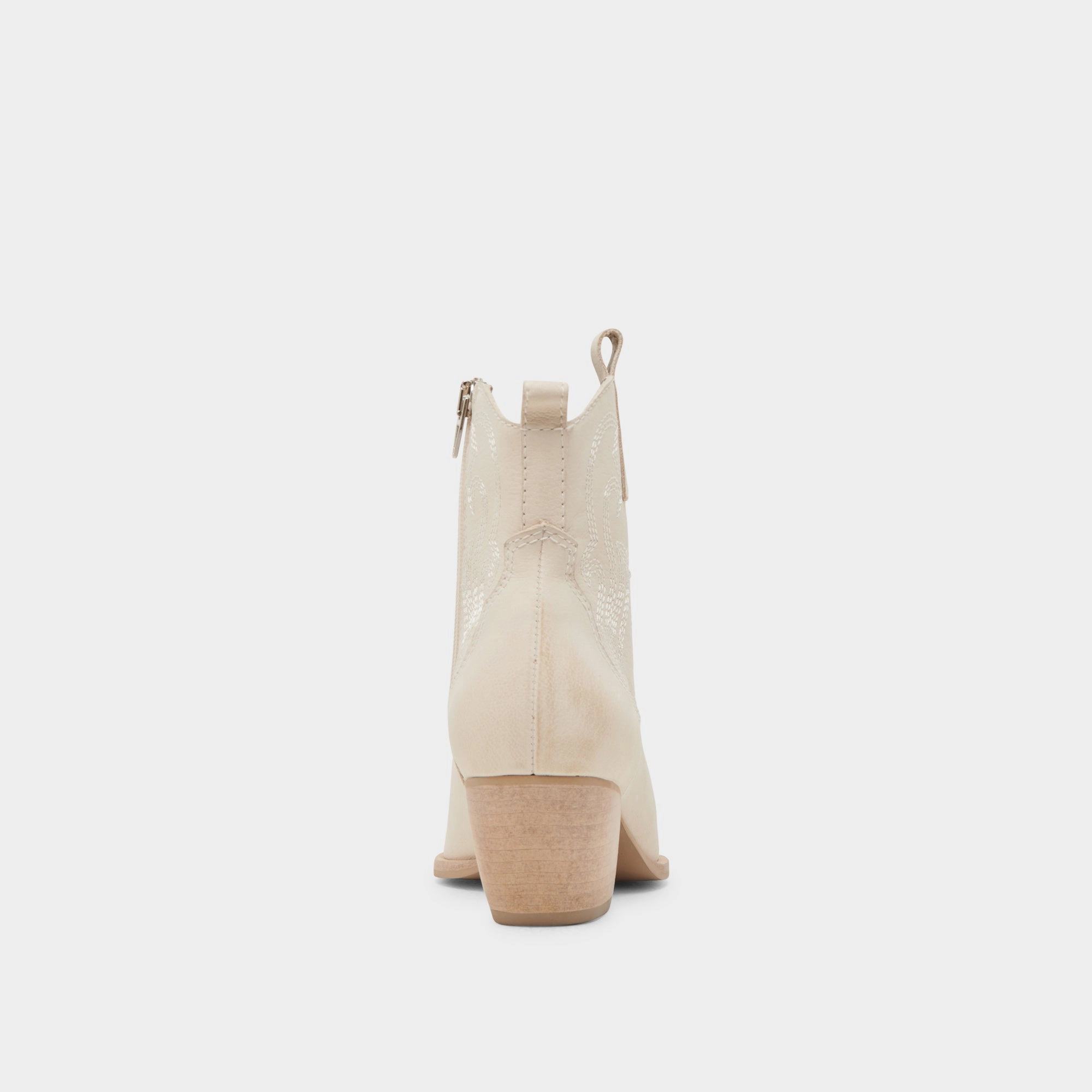 SHANIA BOOTIES IVORY NUBUCK