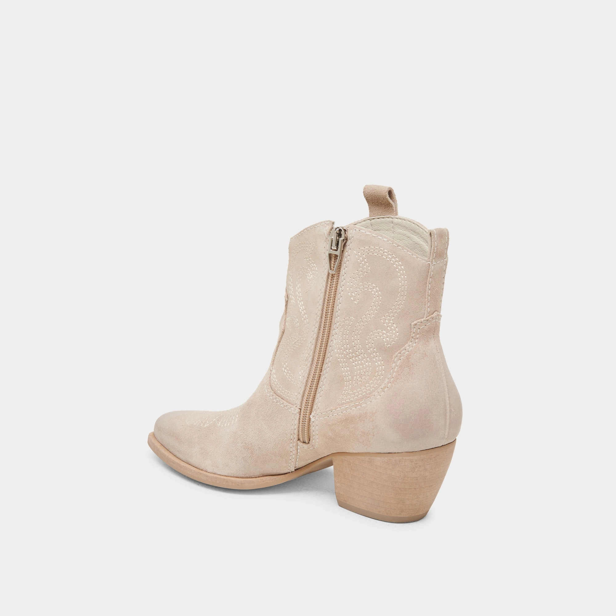 SHANIA BOOTIES TAUPE SUEDE