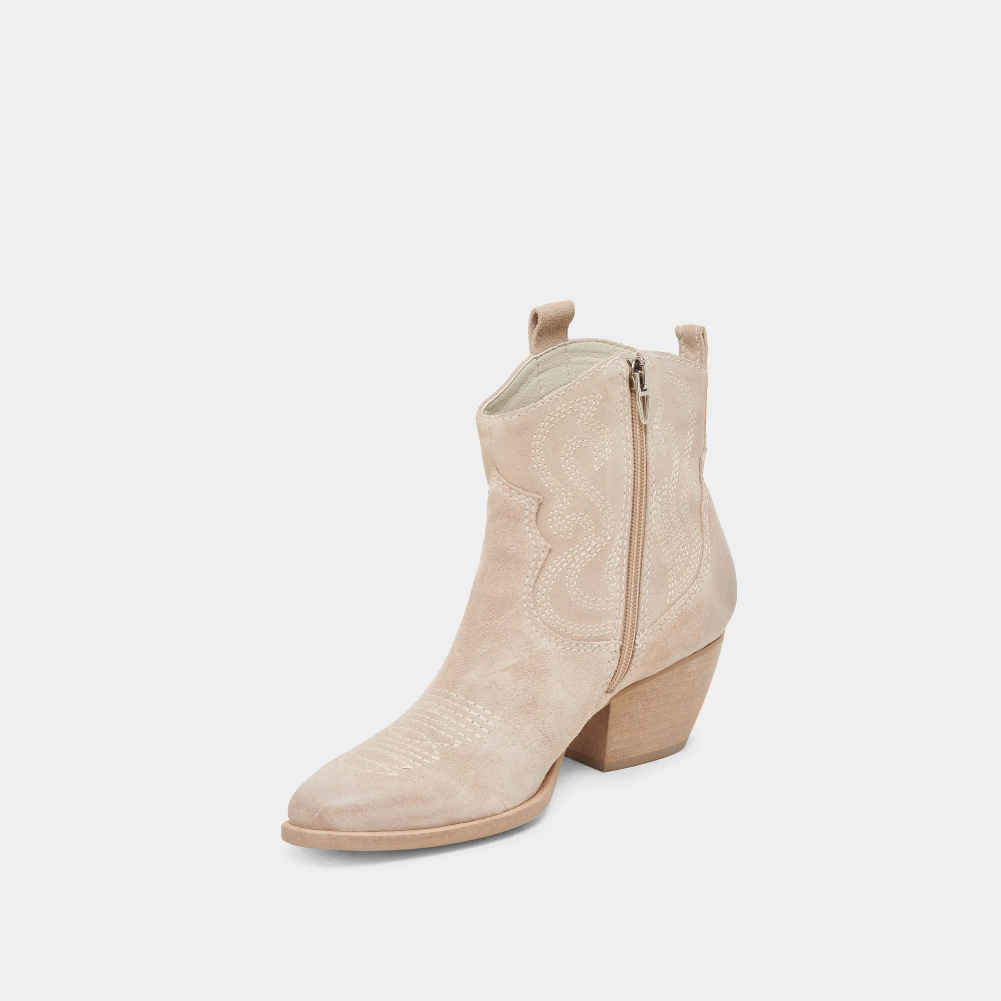SHANIA BOOTIES TAUPE SUEDE