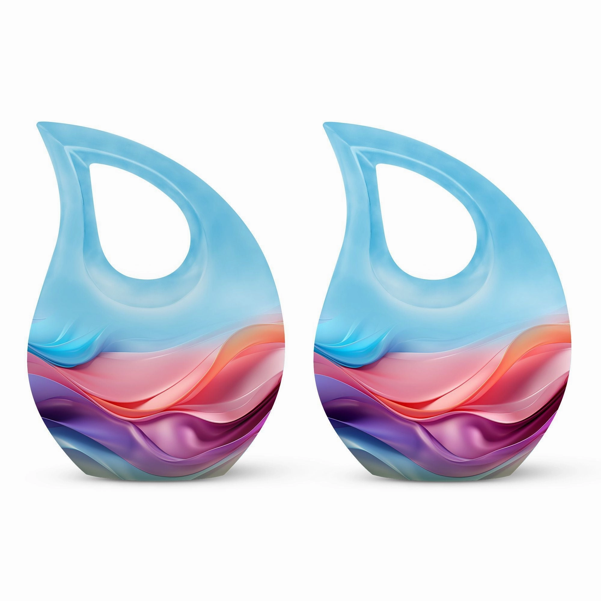 Silken Waves Mini Urn: An Elegant Memorial Urn
