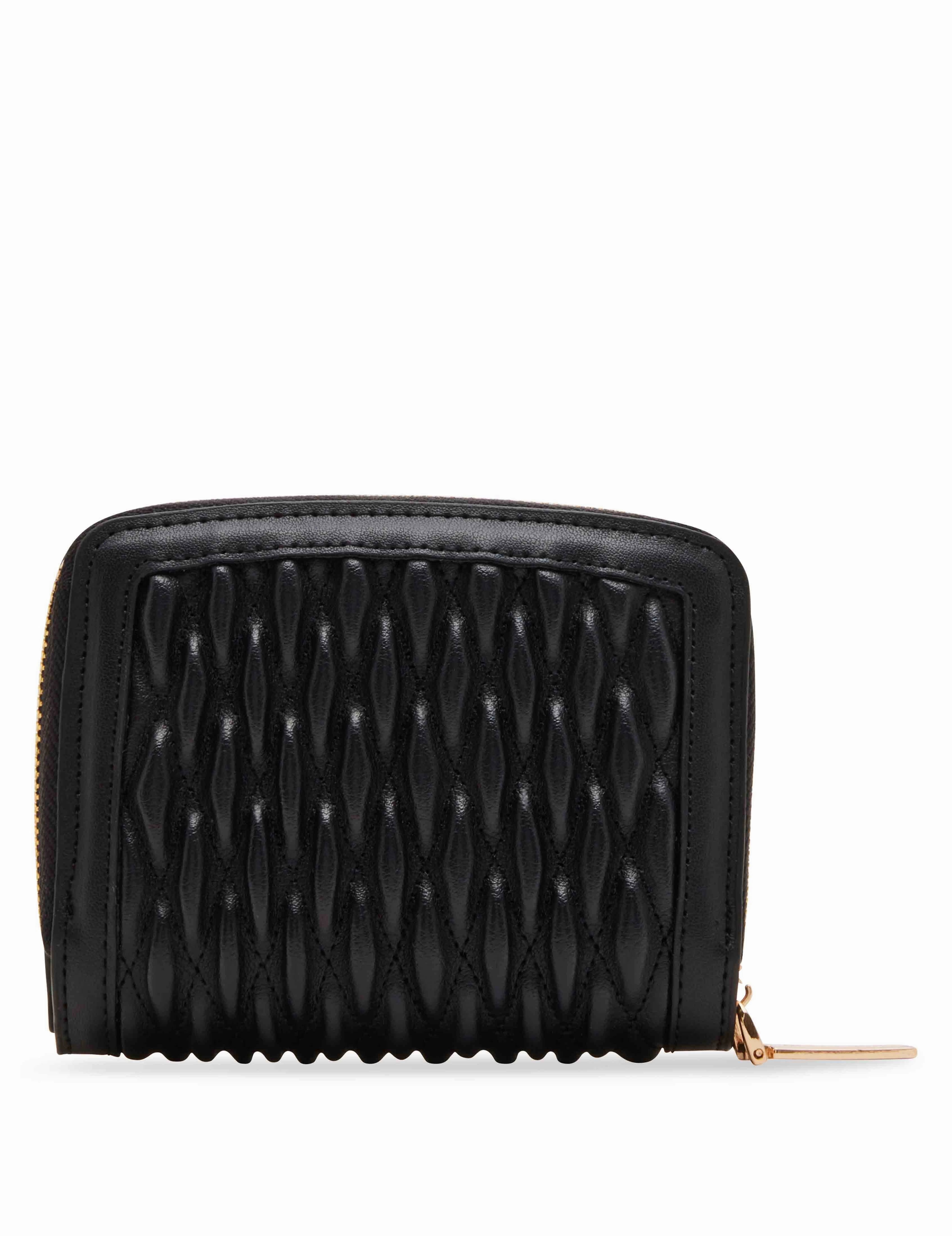 Small Ruched Quilted Wallet