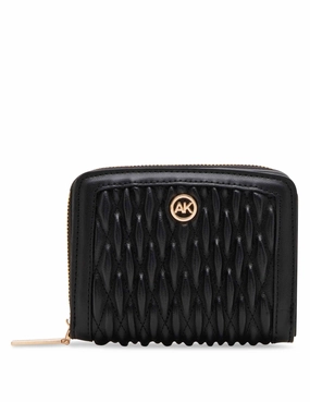 Small Ruched Quilted Wallet