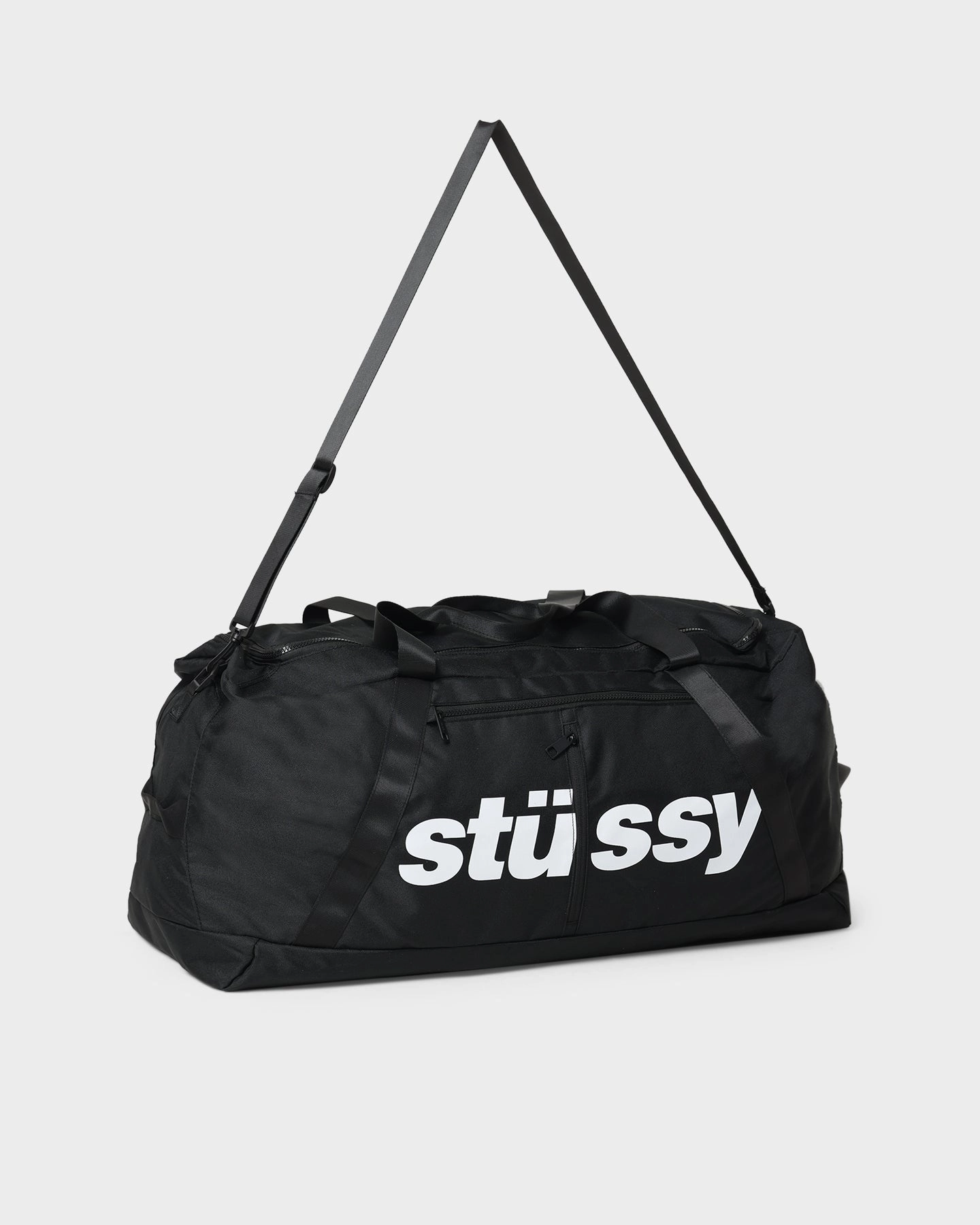 Stussy Italic Duffle Bag Black