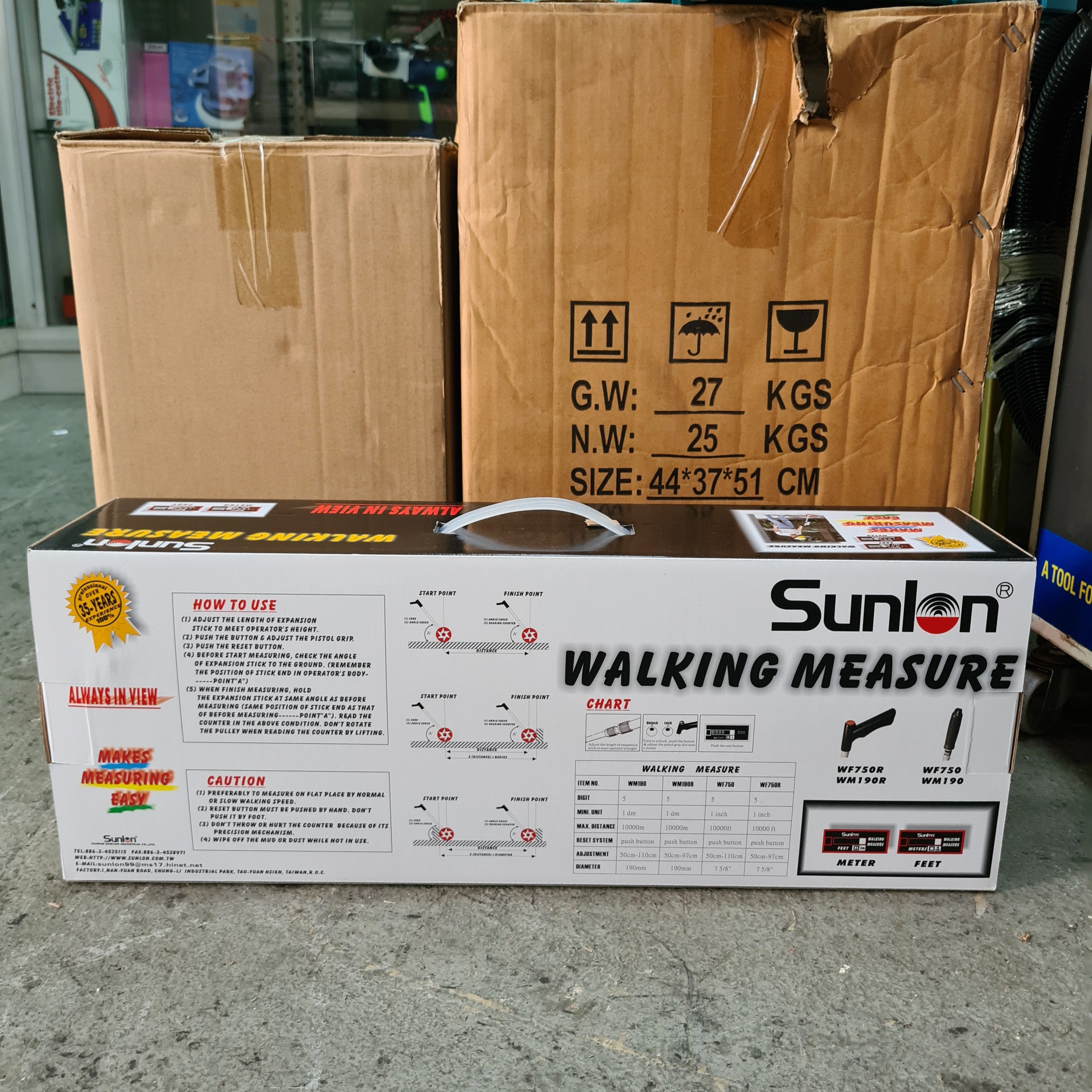 Sunlon Walking Measure Mw190 10M | Model : WM1-SMW190